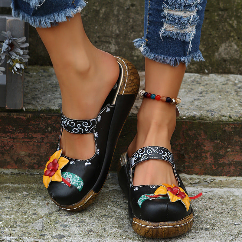 ⏰Last Day 70% OFF 🔥 2026 🌹 Women's Roman Platform Sandals ( Leather Platform Sandals)