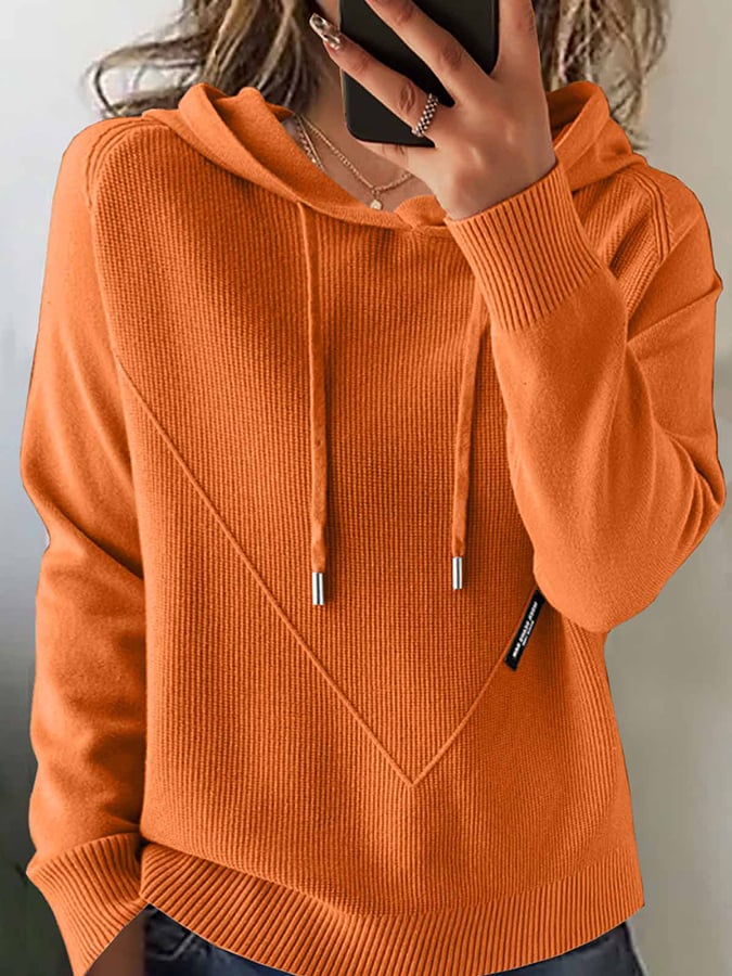 Women's long sleeve hoodie for autumn and winter
