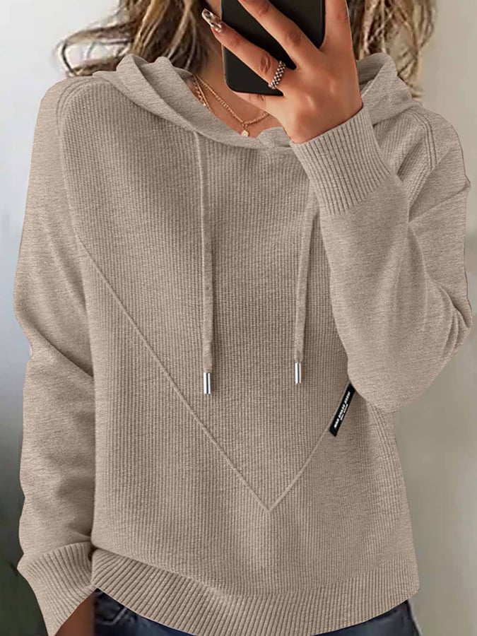 Women's long sleeve hoodie for autumn and winter