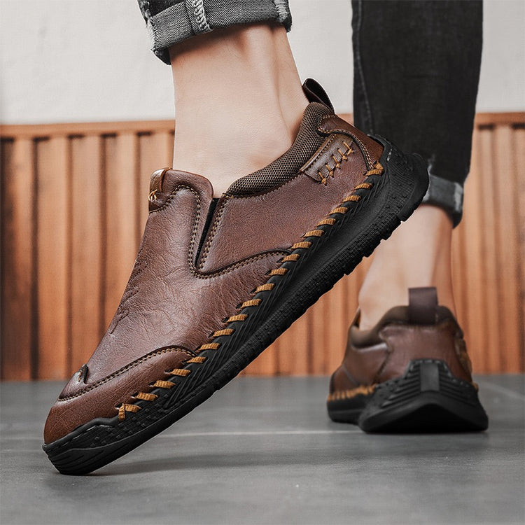 ⏰Last Day 70% OFF 🔥 TOPSFANO® Men's Leather Walking Shoes with a Wide Toe Box