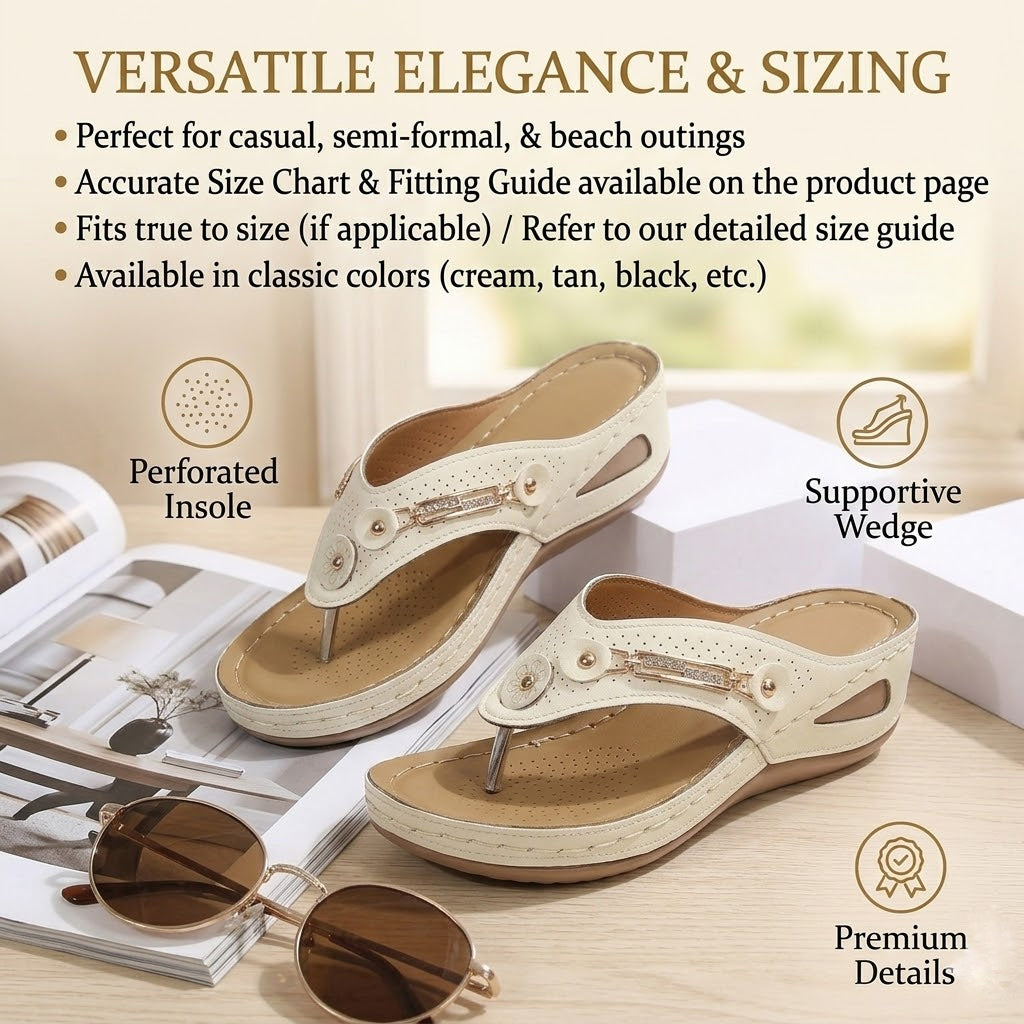 ⏰Last Day 70% OFF 🔥 New women's European and American style summer sandals with non-slip pain relief