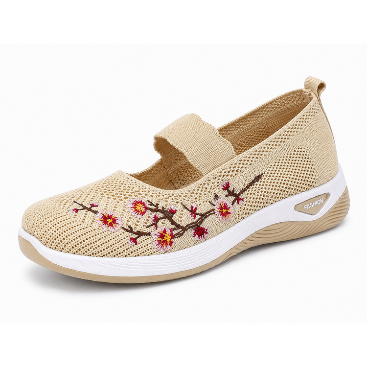 ⏰Last Day 70% OFF 🔥 Slip-On Comfort Hiking Shoes for Women - with Arch Support; breathable and light.