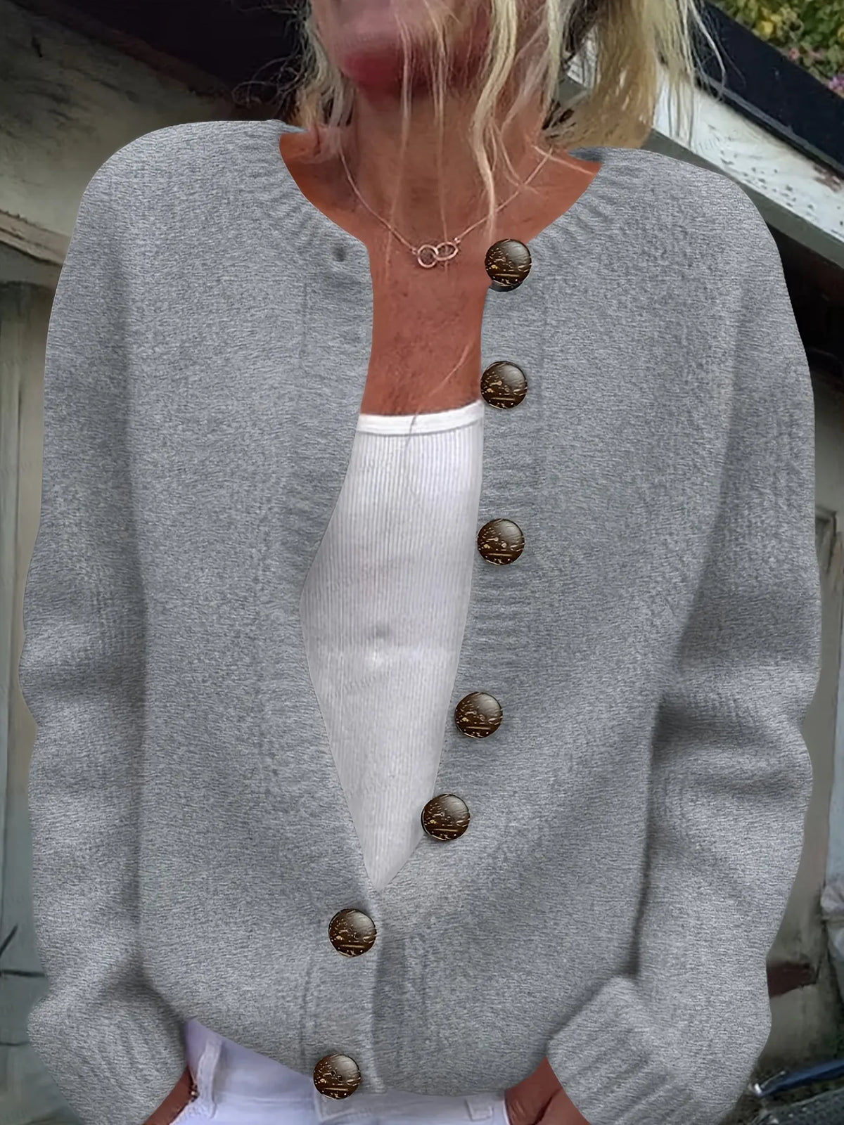 New Arrivals🔥 Soft-Touch Luxe Button-Up Sweater