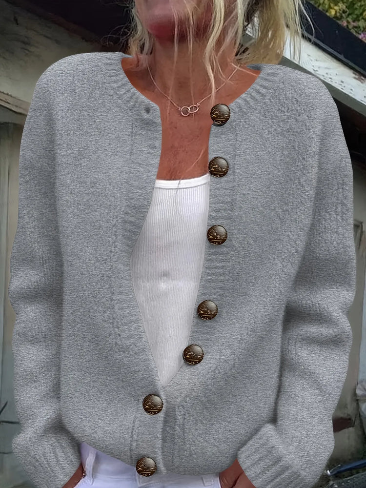 New Arrivals🔥 Soft-Touch Luxe Button-Up Sweater