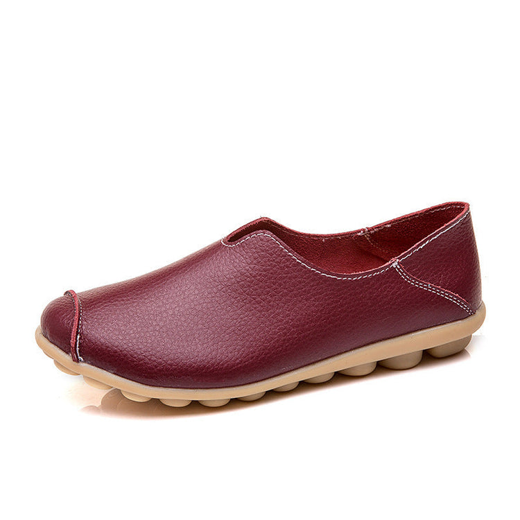 Casual textured loafers for women