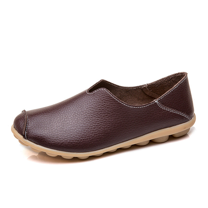 Casual textured loafers for women