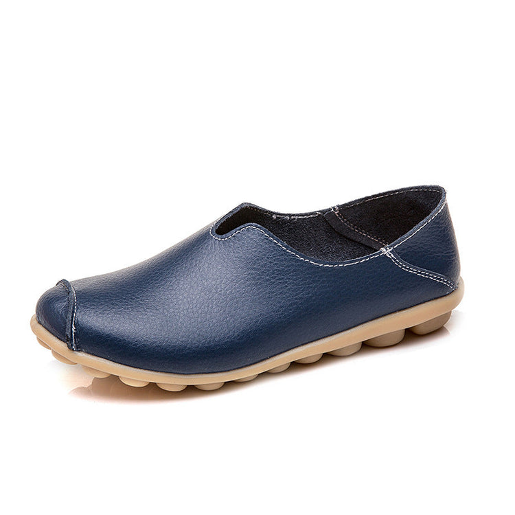 Casual textured loafers for women