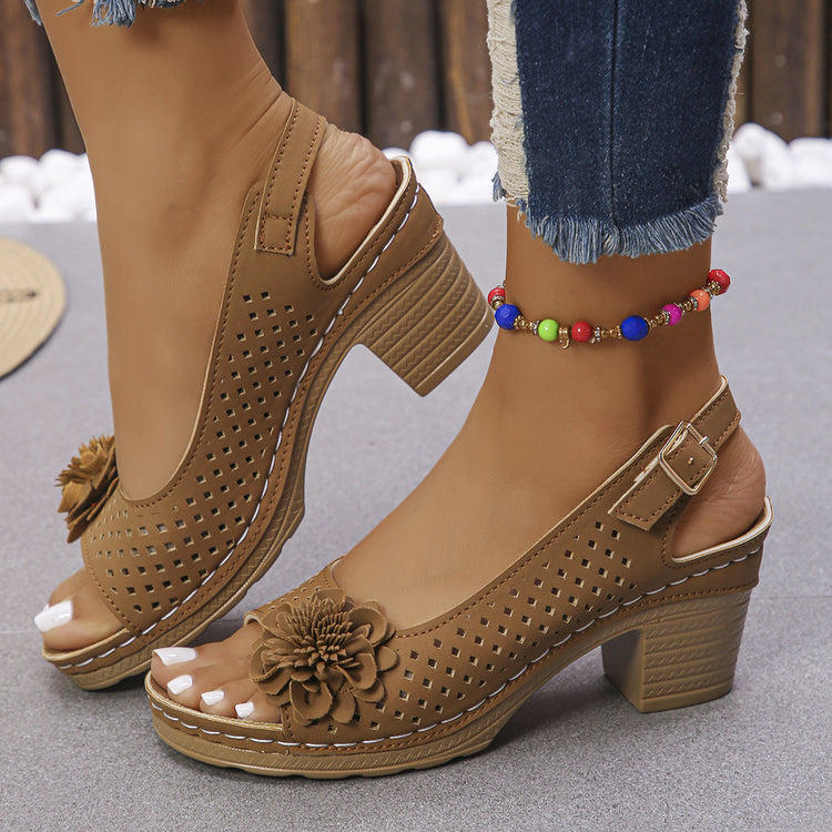 New Women's Floral Sandals