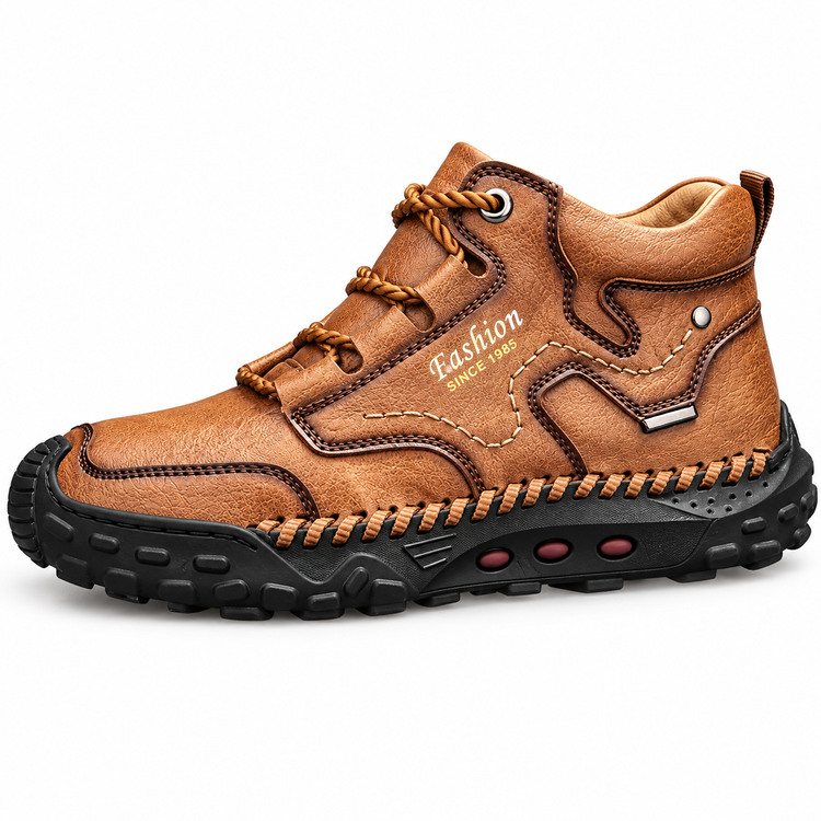 ⏰Last Day 70% OFF 🔥 Men's stitched Composite toe Cowhide Shoes Casual Shoes