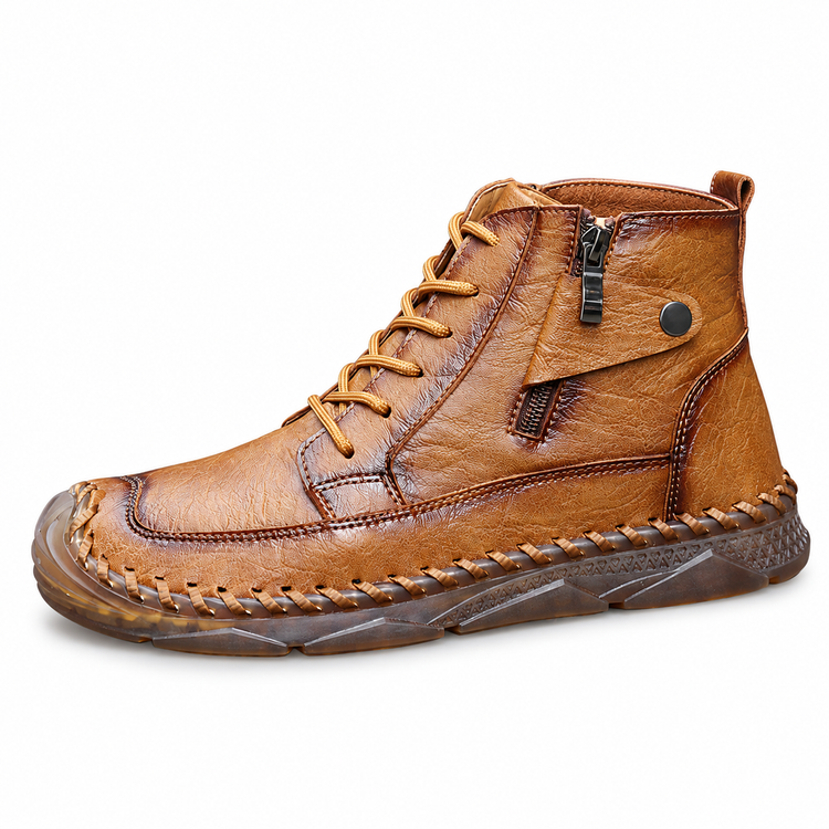 ⏰Last Day 70% OFF 🔥 TOPSFANO® Men's Vintage Side-Zip Ankle Boots