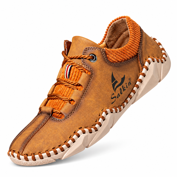 ⏰Last Day 70% OFF 🔥 TOPSFANO® Men's Vintage Warm-Lined Casual Shoes