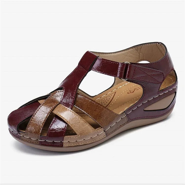 ⏰Last Day 70% OFF 🔥 TOPSFANO® Women's Colorblock Casual Sandals