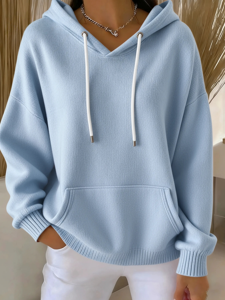 ⏰Last Day 70% OFF 🔥 Women's Casual kint Jacquard Multicolor Hoodie