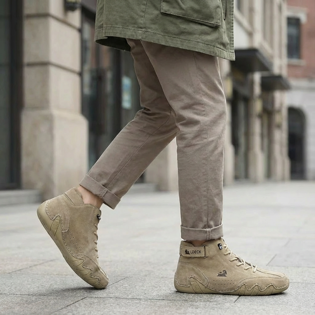 ⏰Last Day 70% OFF 🔥 TOPSFANO® Men's Casual Suede High-Top Shoes