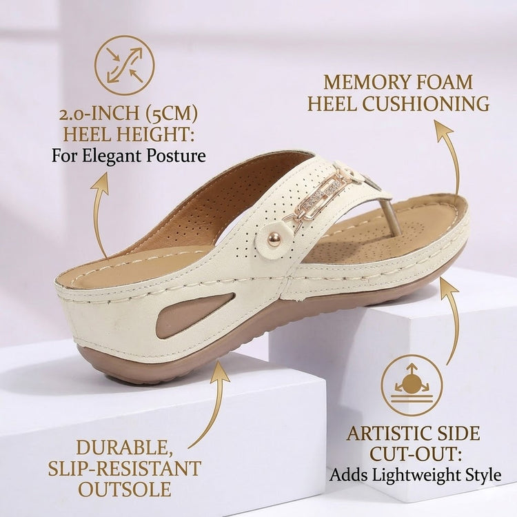 ⏰Last Day 70% OFF 🔥 New women's European and American style summer sandals with non-slip pain relief