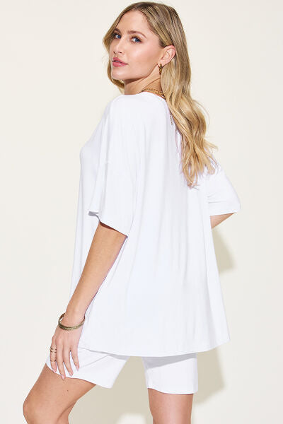 Women's Soft Rayon V-Neck Lounge Set