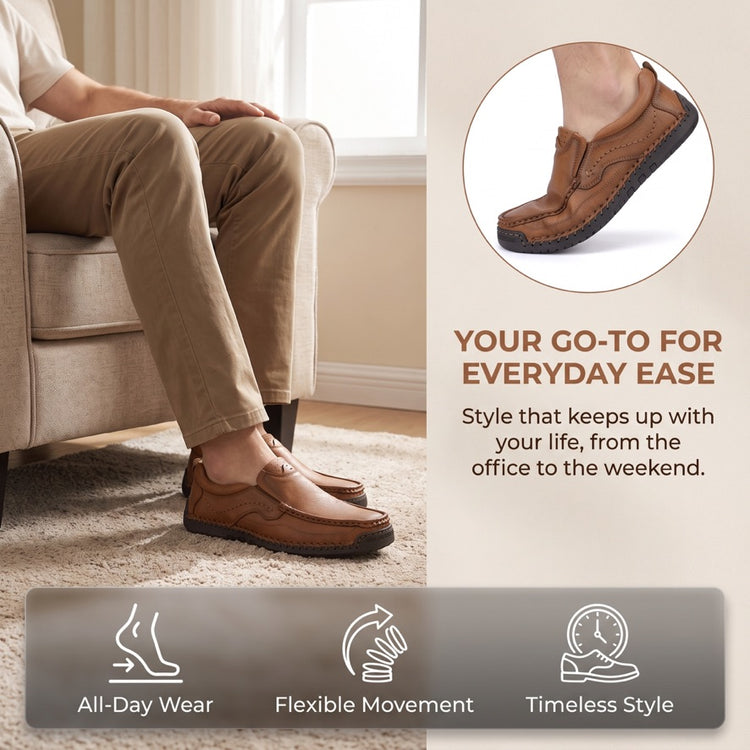 ⏰Last Day 70% OFF 🔥 TOPSFANO Men’s Full Grain Leather Loafers