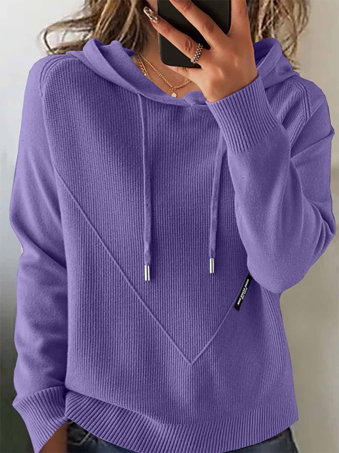 Women's long sleeve hoodie for autumn and winter