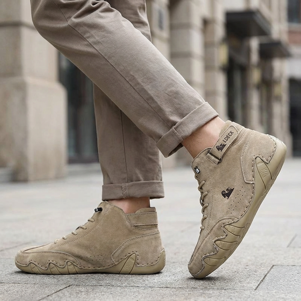 ⏰Last Day 70% OFF 🔥 TOPSFANO® Men's Casual Suede High-Top Shoes