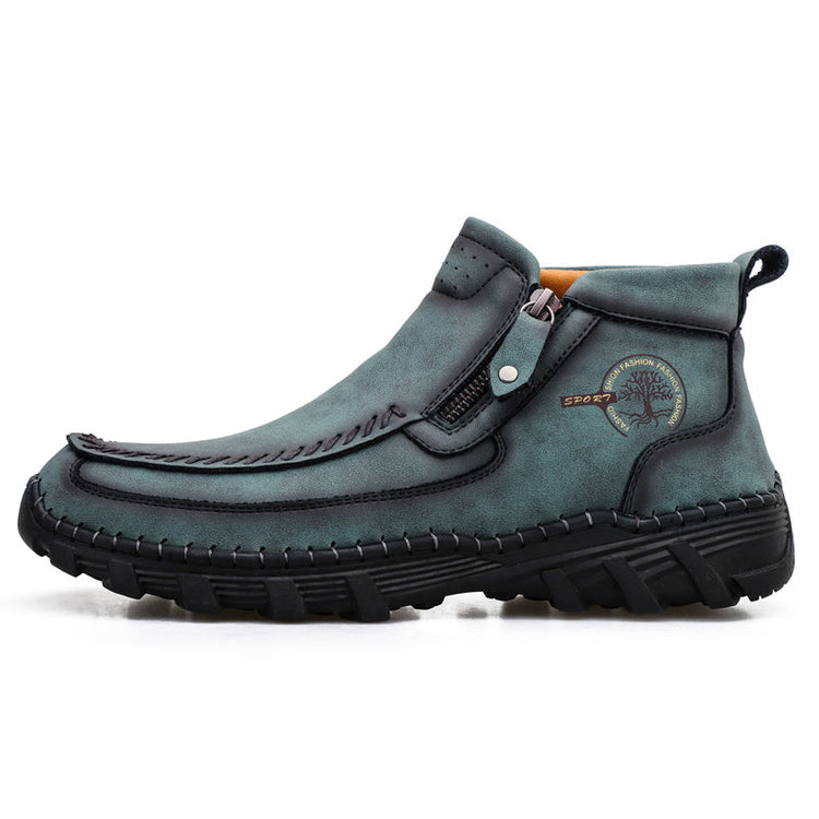 ⏰Last Day 70% OFF 🔥 TOPSFANO® Men's Vintage Leather Motorcycle Boots