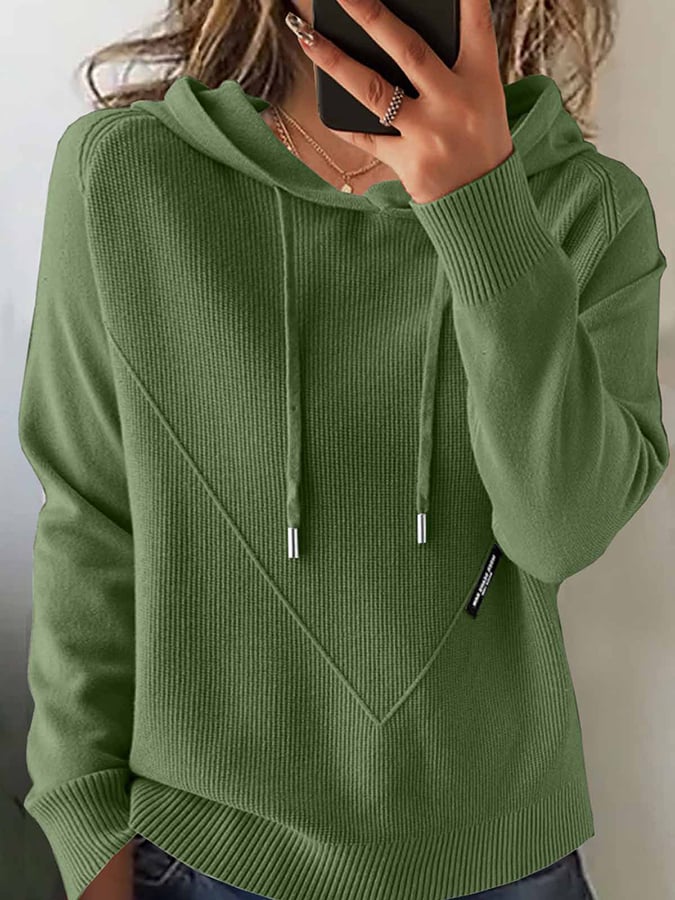 Women's long sleeve hoodie for autumn and winter