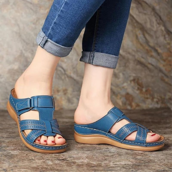 ⏰Last Day 70% OFF 🔥 TOPSFANO® Women's Casual Wedge Slide Sandals
