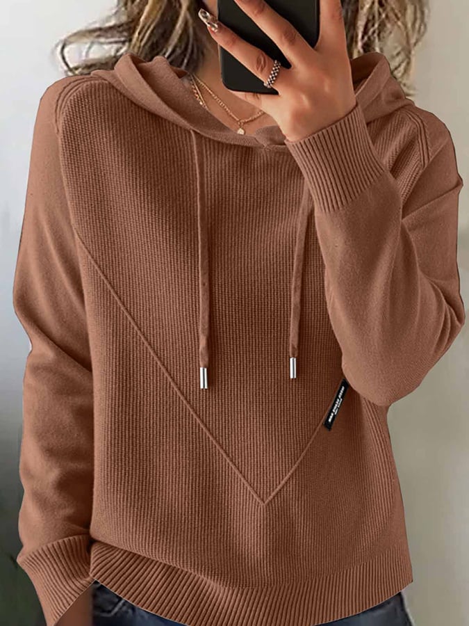 Women's long sleeve hoodie for autumn and winter