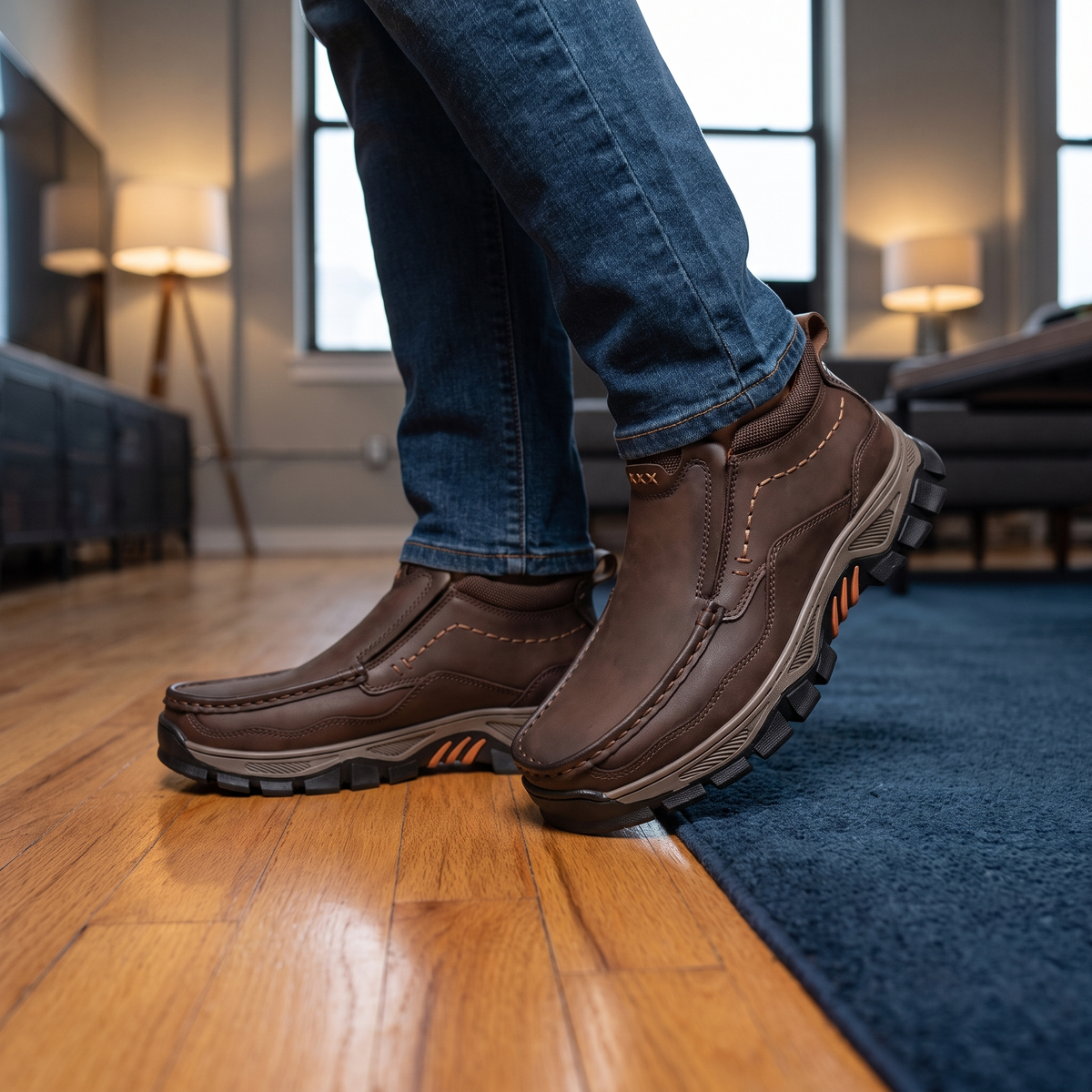 ⏰Last Day 70% OFF 🔥 TOPSFANO®Men's Genuine Leather Comfortable Walking Boots