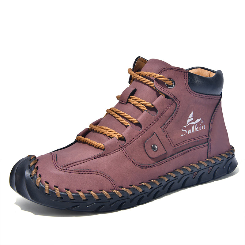⏰Last Day 70% OFF 🔥 TOPSFANO® Men's Vintage Leather Outdoor Boots