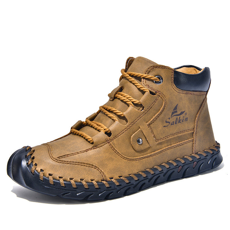 ⏰Last Day 70% OFF 🔥 TOPSFANO® Men's Vintage Leather Outdoor Boots