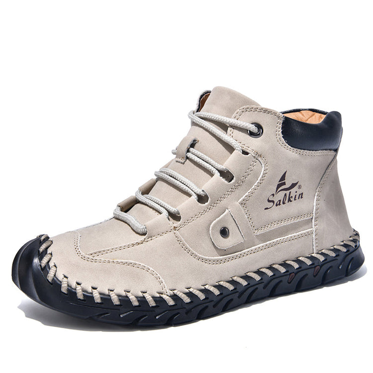 ⏰Last Day 70% OFF 🔥 TOPSFANO® Men's Vintage Leather Outdoor Boots
