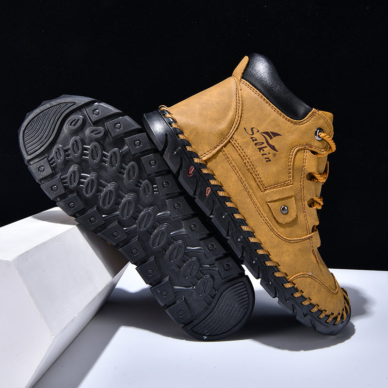 ⏰Last Day 70% OFF 🔥 TOPSFANO® Men's Vintage Leather Outdoor Boots