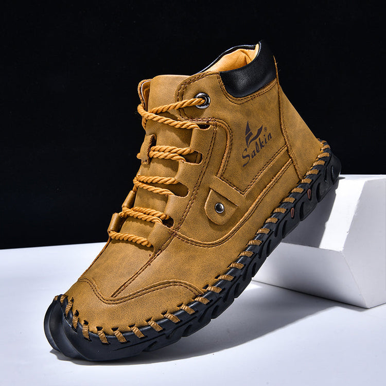 ⏰Last Day 70% OFF 🔥 TOPSFANO® Men's Vintage Leather Outdoor Boots