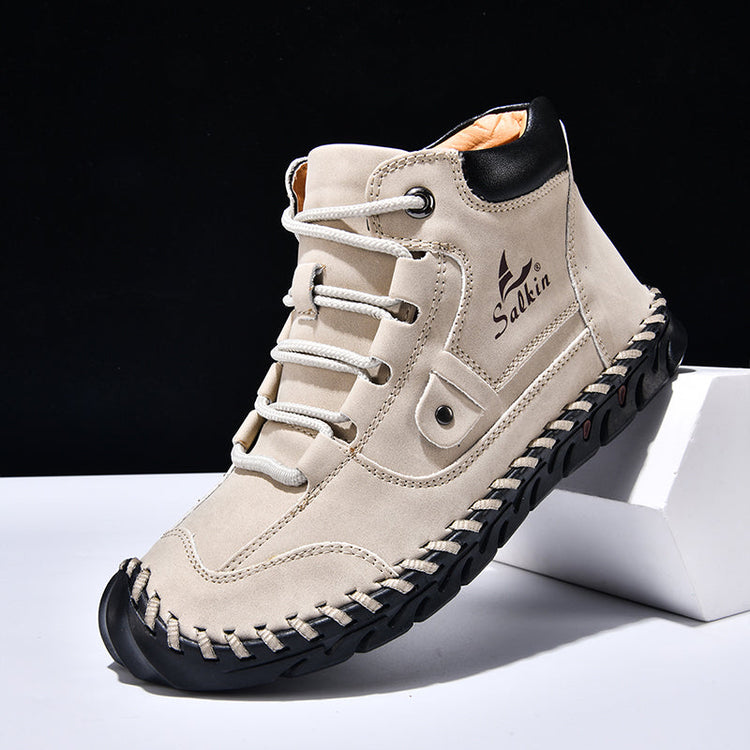⏰Last Day 70% OFF 🔥 TOPSFANO® Men's Vintage Leather Outdoor Boots