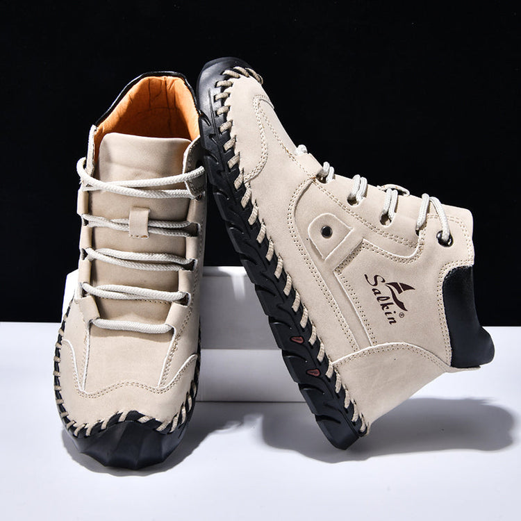 ⏰Last Day 70% OFF 🔥 TOPSFANO® Men's Vintage Leather Outdoor Boots