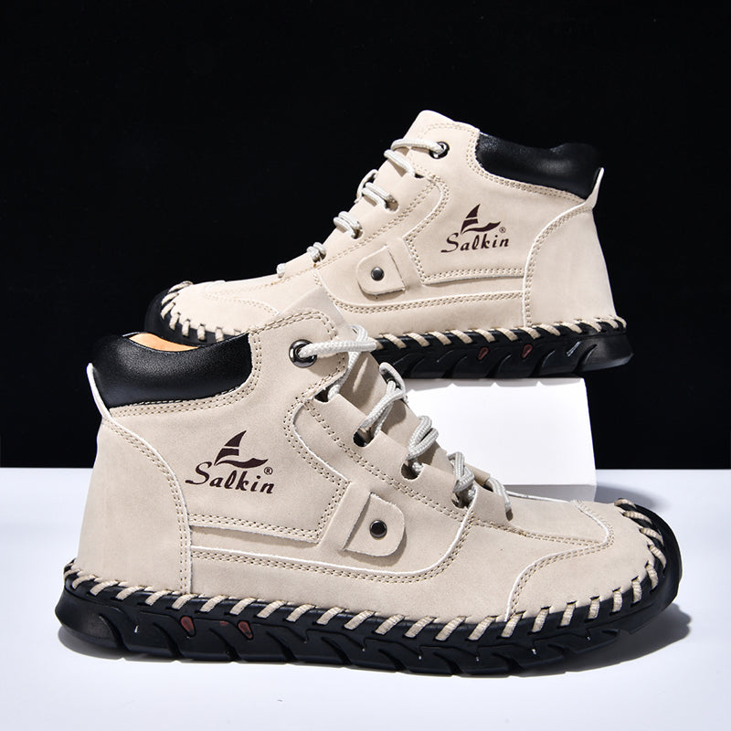 ⏰Last Day 70% OFF 🔥 TOPSFANO® Men's Vintage Leather Outdoor Boots