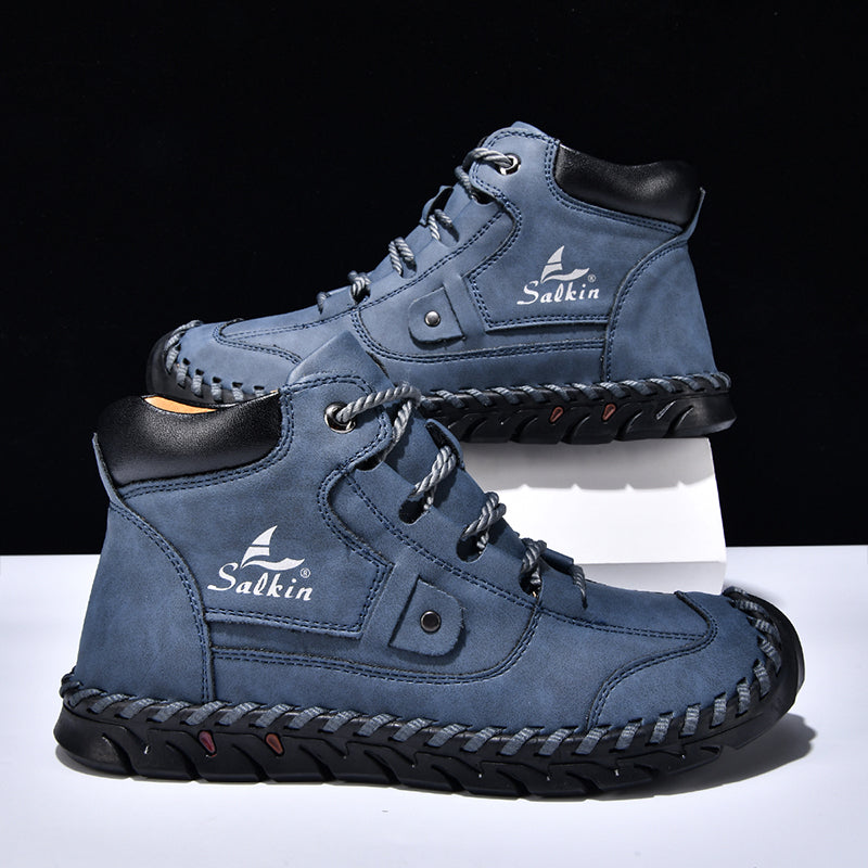 ⏰Last Day 70% OFF 🔥 TOPSFANO® Men's Vintage Leather Outdoor Boots