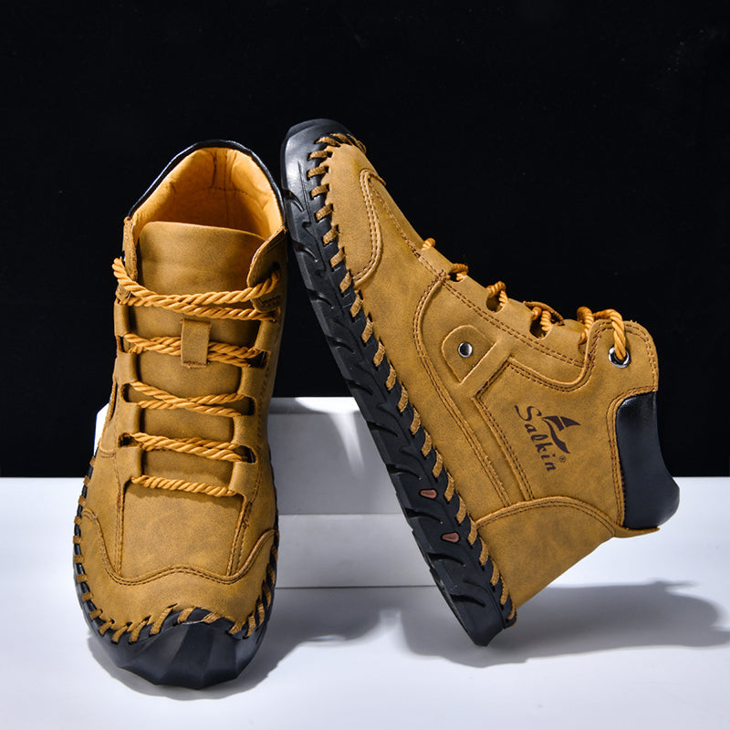 ⏰Last Day 70% OFF 🔥 TOPSFANO® Men's Vintage Leather Outdoor Boots