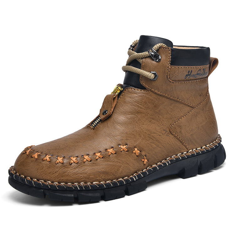 ⏰Last Day 70% OFF 🔥 TOPSFANO® Men's Vintage Lace-Up Ankle Boots