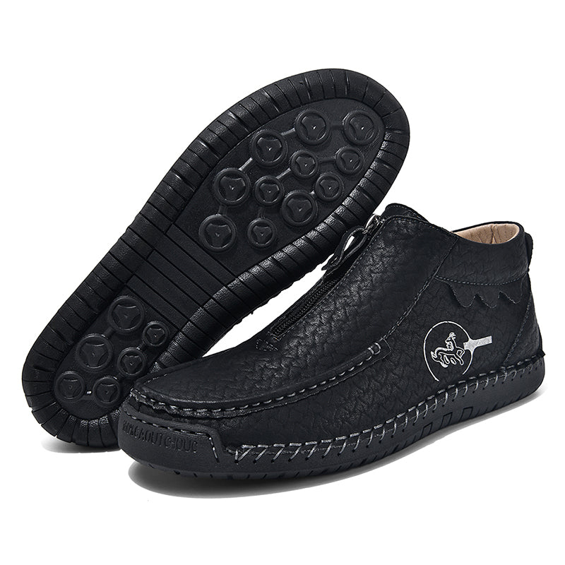 ⏰Last Day 70% OFF 🔥 TOPSFANO® Men's Vintage Zip-Up Outdoor Boots