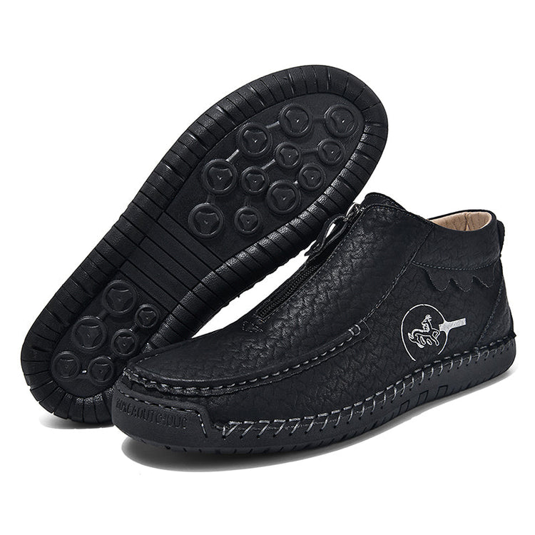 ⏰Last Day 70% OFF 🔥 TOPSFANO® Men's Vintage Zip-Up Outdoor Boots