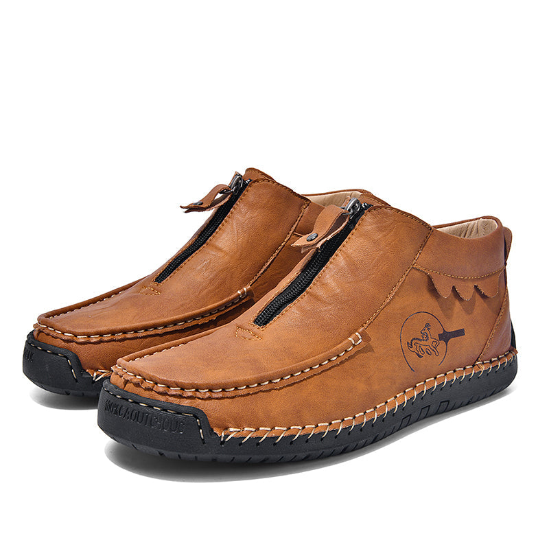 ⏰Last Day 70% OFF 🔥 TOPSFANO® Men's Vintage Zip-Up Outdoor Boots