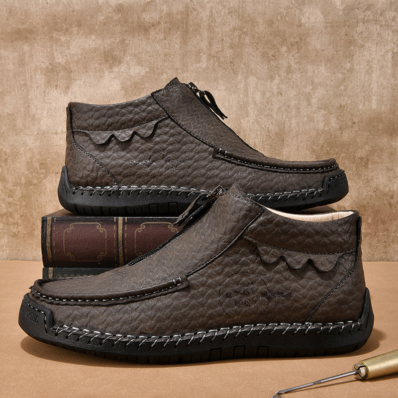 ⏰Last Day 70% OFF 🔥 TOPSFANO® Men's Vintage Zip-Up Outdoor Boots
