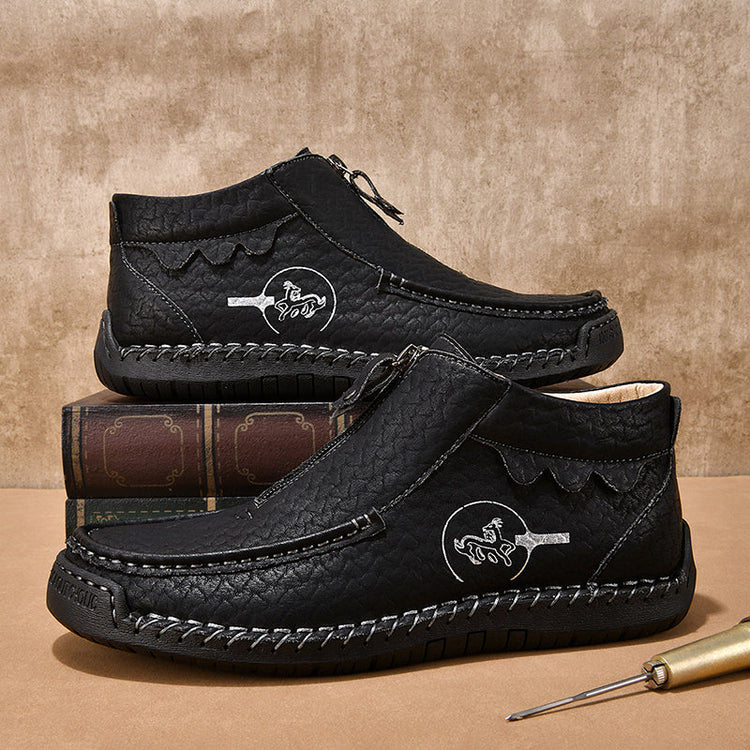 ⏰Last Day 70% OFF 🔥 TOPSFANO® Men's Vintage Zip-Up Outdoor Boots