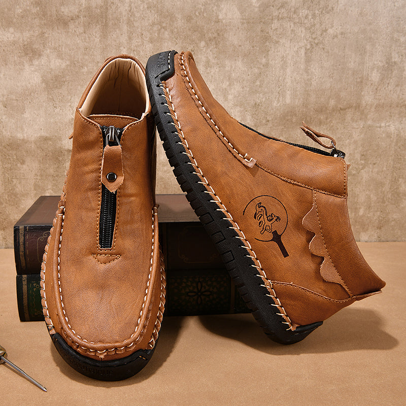 ⏰Last Day 70% OFF 🔥 TOPSFANO® Men's Vintage Zip-Up Outdoor Boots