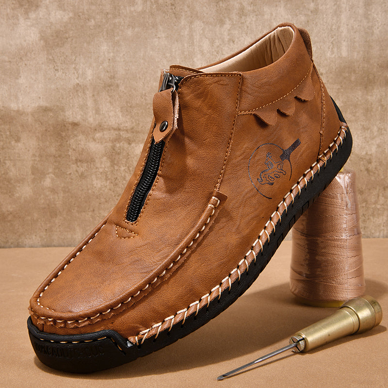 ⏰Last Day 70% OFF 🔥 TOPSFANO® Men's Vintage Zip-Up Outdoor Boots