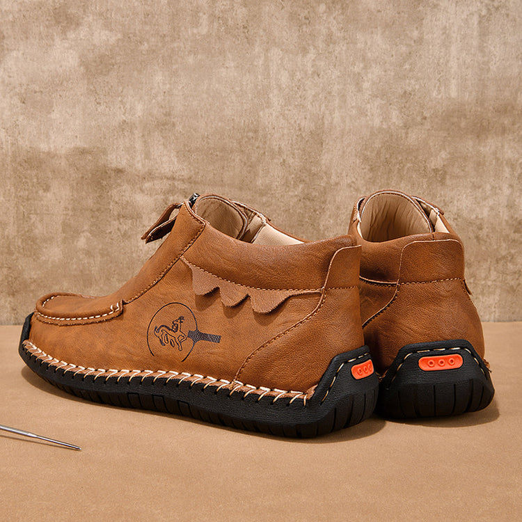 ⏰Last Day 70% OFF 🔥 TOPSFANO® Men's Vintage Zip-Up Outdoor Boots