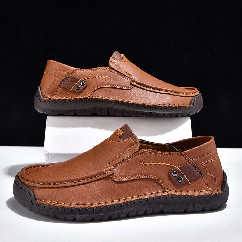 ⏰Last Day 70% OFF 🔥 TOPSFANO® Men's Genuine Leather Slip-On Shoes