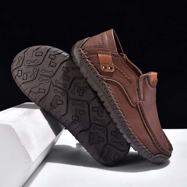 ⏰Last Day 70% OFF 🔥 TOPSFANO® Men's Genuine Leather Slip-On Shoes