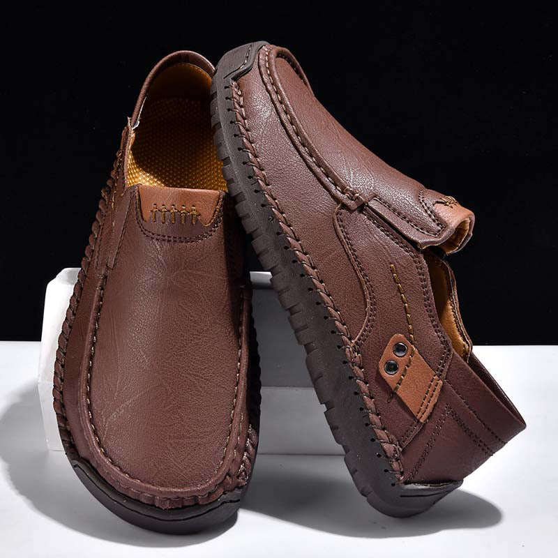 ⏰Last Day 70% OFF 🔥 TOPSFANO® Men's Genuine Leather Slip-On Shoes